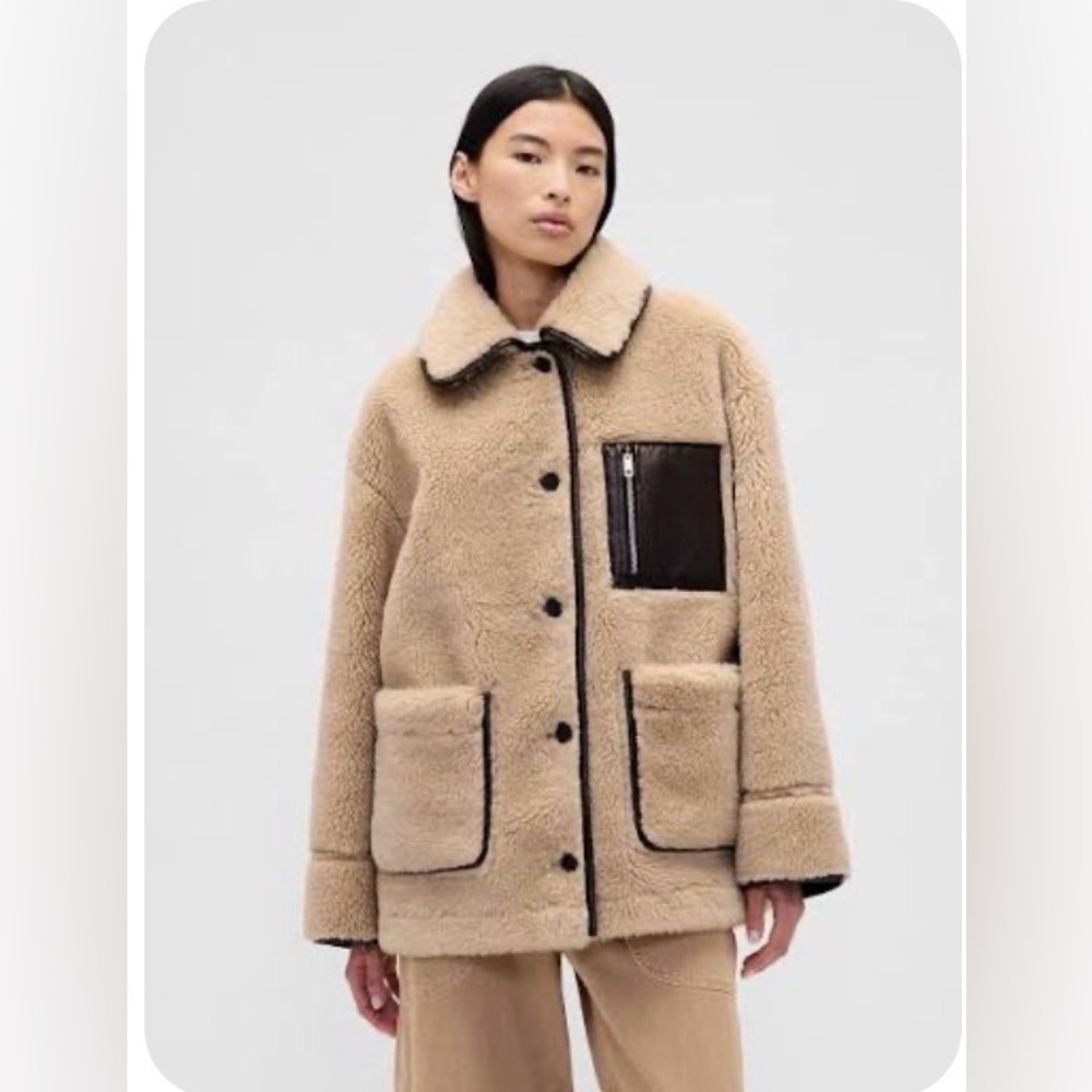 Gap x Sandy Liang Reversible Sherpa Jacket